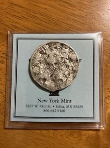 Alte chinesische Silbermünze mit Stäbchen - Bild 1 von 4