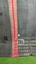 Vintage Kantha Quilt Indian Handmade Bedspread Cotton Coverlet Throw Blanket
