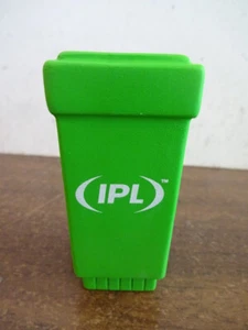 MINI GREEN IPL FOAM STRESS GARBAGE TRUCK BIN WITH NO MOVING PARTS - Picture 1 of 5