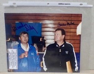 Signiertes 8x10 Farbfoto BRENDAN MALONE & BRENDAN SUHR Detroit Pistons Trainer #1 - Bild 1 von 5