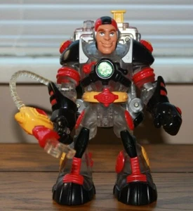 Figura Fisher-Price Rescue Heroes Equipo de Voz ROGER HOUSTON con Mochila de Video - Imagen 1 de 2
