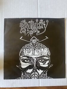 Brutality 7"" Vinyl 1989 Gore Records 3 Tracks Nuclear Blast Records Death Metal