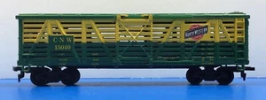 HO Scale "Chicago North Western System" 15040 Livestock Cattle Freight Train Car - Picture 1 of 12