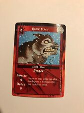 QUICK SLASH : RAGE LOFR 1998 CCG Combat card, White Wolf werewolf TCG, NM