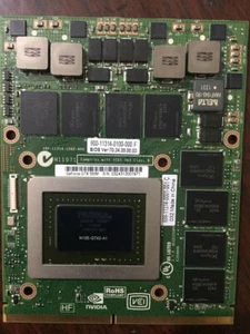 Dell Alienware M18X M17x Nvidia Geforce GTX580M 2GB Laptop Video Card 3MF8R - Picture 1 of 2