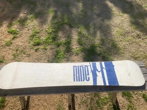 166 cm White RIDE Fleetwood Snowboard - Picture 1 of 9