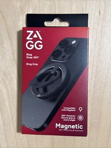 ZAGG Ring Snap 360 Magnetic Ring - Black - Photo 1 sur 2