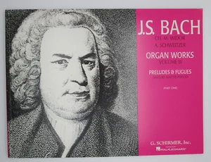 Bach Organ Works Vol. 3 Preludes and Fugues Mature Master Period (Part 1) NEW - Picture 1 of 5