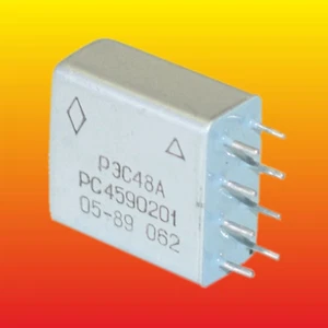 RES-48A RS4590201 RUSSIAN RELAY HERMETICALLY SEALED METAL BODY - Picture 1 of 2
