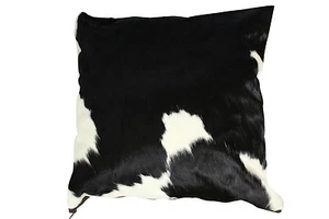 Funda de almohada Rodeo en blanco y negro de doble cara 22x22in - Imagen 1 de 3