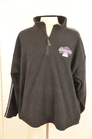 New MLB ProPlayer Colorado Rockies Half-zip Long Sleeve Fleece Sweater 2XL XXL Cover