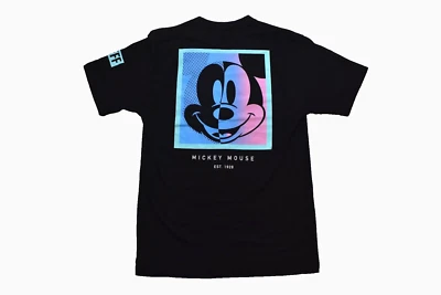 Camisa Neff X Disney Para Hombres Mickey Mouse Happy Face Negra Nueva con Etiquetas S, M, L Foto 1 de 4