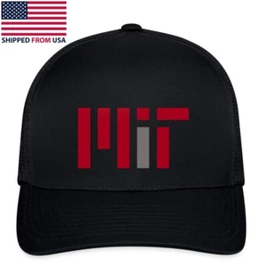 Massachusets Institute Technology schwarze Baseballkappe größenverstellbar S/M L/XL - Bild 1 von 6