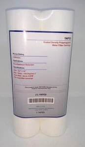 SET BESTEHEND AUS 10 2er Pack Polypropylen-Wasserfilterpatrone mit abgestufter Dichte 1NPE9 a - Bild 1 von 3