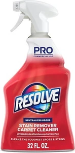 Resolve Professional Strength Carpet Cleaner Solution 32oz - Stain & Spot Remove - Picture 1 of 8