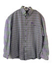 Vintage Mo Betta Purple Cotton Shirt Made In Usa Mens Sz L *Euc*