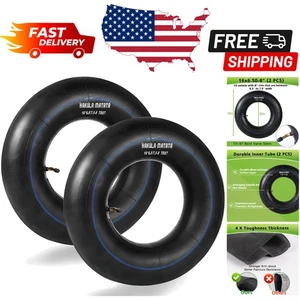 Replacement Inner Tube 16'' for Various Vehicles - 2 Pack, Easy Install - Picture 1 of 9