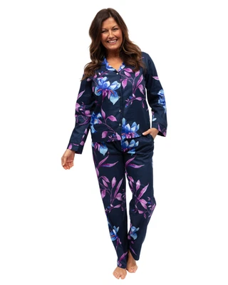 Cyberjammies Nora Rose Caroline Pyjama Set Long Sleeves Womens Nightwear 2217 - Image 1 of 4
