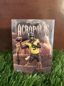 2025 Bowman University Chrome Dante Moore #A-7 Acropolis Oregon Ducks (RC) - Picture 1 of 2
