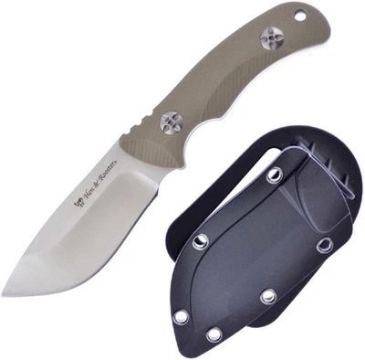 Cuchillo fijo Hen & Rooster Int 3" Full Tang hoja de acero inoxidable mango G10 Foto 1 de 3