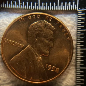 1958 wheat penny - no mint mark - LOOK very Nice Coin - Picture 1 of 2