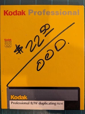 Kodak Professional B/W Duplicating Film SO-132 4x5 20 sheets - Image 1 of 2