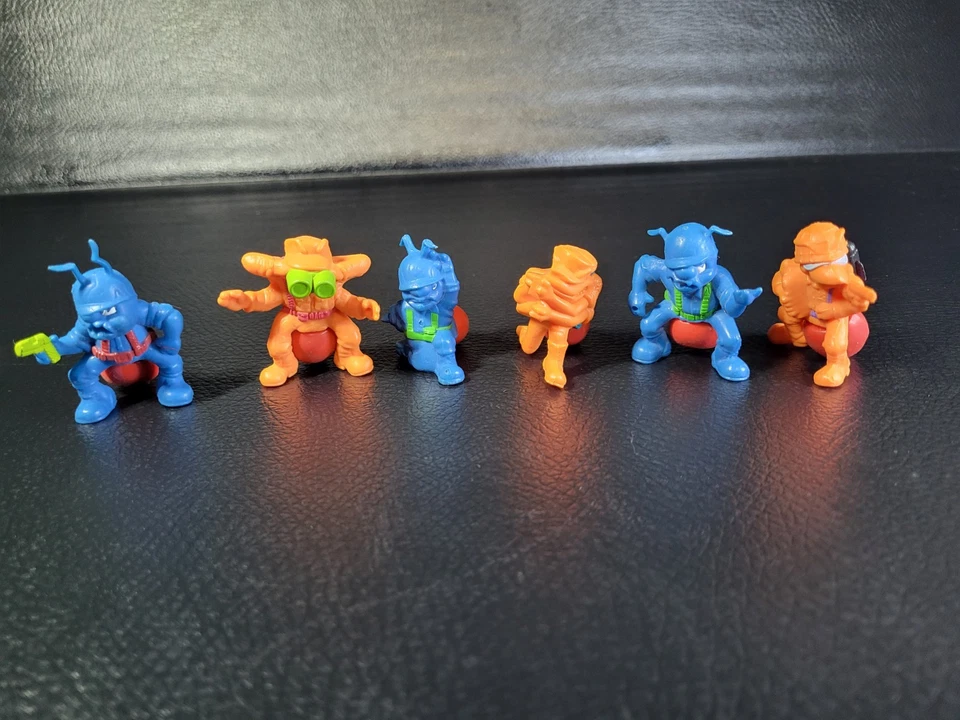 Lote de 6 juguetes retro vintage 1987 Hasbro Army Horts azul y naranja gran forma Foto 1 de 4