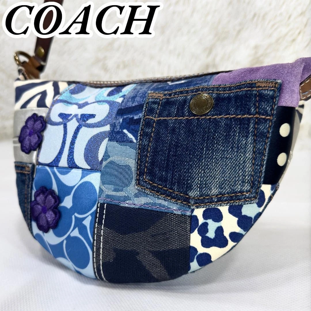 Coach Patchwork Denim Bags & Handbags for Women for sale | eBay