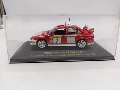 Mitsubishi Lancer Evo 6.5 Rally Monte Carlo 2011 #7 Makinen 1/43 Ixo Models §§ - Immagine 1 di 4