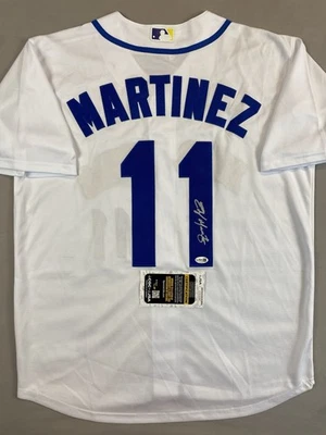 SEATTLE MARINERS- EDGAR MARTINEZ AUTOGRAPH #11 NIKE THROWBACK JERSEY JSA CI33387 - Image 1 of 4