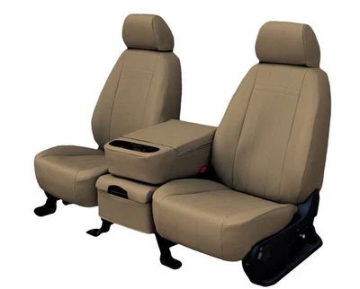 Fundas de asiento de coche CalTrend para Mercedes-Benz Sprinter 3500 2017-2017 beige imitación Foto 1 de 4