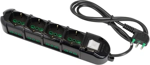 481333-B Multipresa Elettrica 12 Posti Con 4 Prese Universali E 8 Prese Bivalent - Foto 1 di 12