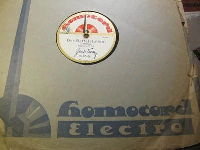 1924 Willy Metschke as JENO FESCA Milloecker Bettelstudent BERLIN HOMOCORD 8550 - Image 1 of 4