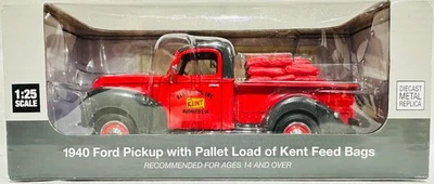 Kent Feeds 1940 Ford Pickup w/ Pallet Load By First Gear 1/25th Scale - Image 1 of 4