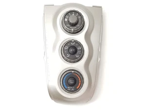 2006-2011 Toyota Yaris OEM 3-Knob Climate Control A/C Rear Defrost Bezel Silver - Picture 1 of 5