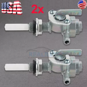 2x Fuel Shut Off Valve Tap Switch M10 X 1.25 Petcock For Generator / Dirt Bike - Picture 1 of 12