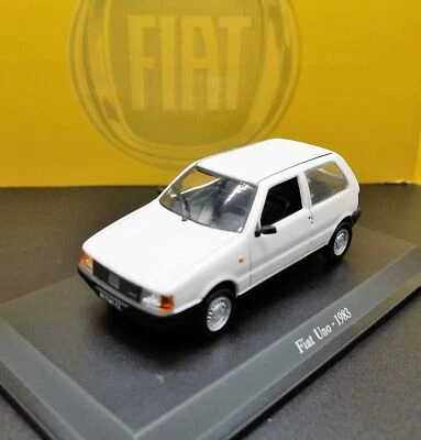 Modellino auto scala 1:43 FIAT UNO bianco diecast modellismo collezione edicola - Immagine 1 di 4