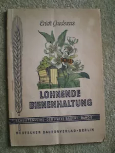 Lohnende Bienenhaltung - Buch von 1947 Bienen Imker Honig Beuten Bienenzucht - Bild 1 von 7