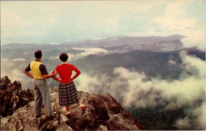 Cartolina Sopra le Nuvole Grandi Montagne Fumose Parco Nazionale Gatlinburg Tennessee - Foto 1 di 2