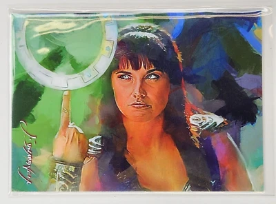 XENA Art Sketch Card Print  Artist Signed  Number #27/50 - Image 1 of 4