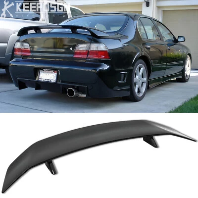 46" Gloss Black GT Rear Trunk Spoiler Wing For Nissan Maxima Altima Versa Sedan - Image 1 of 4