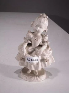 +# A014903 Goebel Archiv Muster Rokoko Mädchen mit Feder als Fächer FR13 - Picture 1 of 1