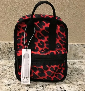 LeSportsac Women's Gabrielle Micro Backpack Ruby Leopard Print MSRP $85 - Picture 1 of 2