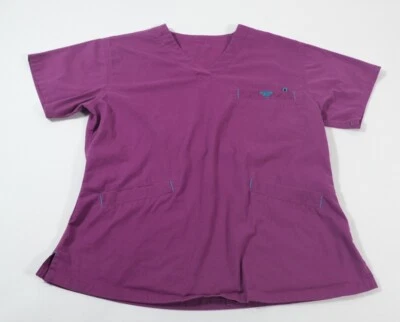 Blusa Médica Para Mujer Med Couture Púrpura Talla S Foto 1 de 4
