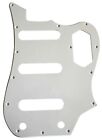 For Fender Squier Vintage Modified Vi Bass Guitar Pickguard 1 Ply White