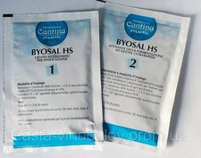 KIT FERMENTAZIONE PER 100 LITRI MOSTO-VINO: BYOSAL HS1 LIEVITO + ATTIVANTE