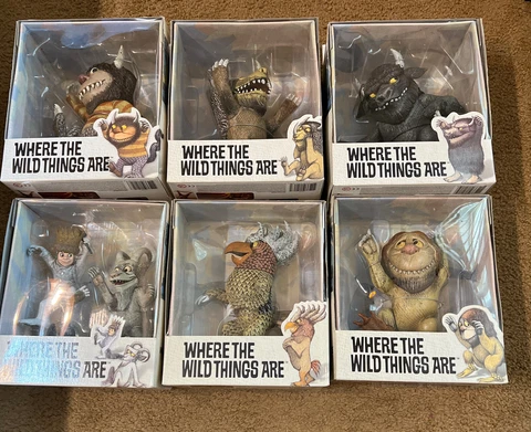 McFarlane Where The Wild Things Are Figures NIB Complete Set Of 6 Rare Brand New Cover