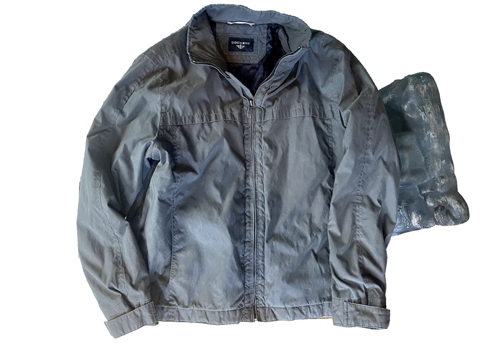 Dockers Mens quilted bomber jacket olive green Large L - Image 1 of 1