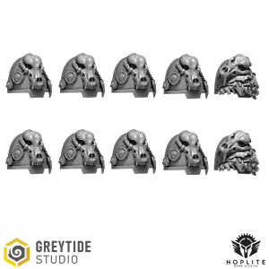 Almohadillas de hombro Primal Big A (x10) | Grey Tide Studios | Primal Hounds | Conversión - Imagen 1 de 2