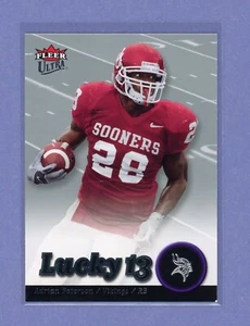 2007 Fleer Ultra Lucky 13 Rookie #205 Adrian Peterson - Picture 1 of 2